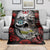 Dia De Muertos Blanket Day Of The Death Rose Skull DT01