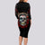 Dia De Muertos Long Sleeve Bodycon Dress Day Of The Death Rose Skull - Wonder Print Shop