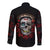 Dia De Muertos Long Sleeve Button Shirt Day Of The Death Rose Skull - Wonder Print Shop