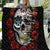 Dia De Muertos Quilt Day Of The Death Rose Skull DT01