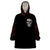 Dia De Muertos Wearable Blanket Hoodie Day Of The Death Rose Skull - Wonder Print Shop