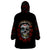 Dia De Muertos Wearable Blanket Hoodie Day Of The Death Rose Skull - Wonder Print Shop