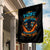 Double Fire Skull Garden Flag I Have 3 Side Quite Funny And The Side You Never Want To See - Wonder Print Shop