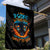 Double Fire Skull Garden Flag I Have 3 Side Quite Funny And The Side You Never Want To See - Wonder Print Shop