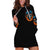 Double Fire Skull Hoodie Dress I Have 3 Side Quite Funny And The Side You Never Want To See - Wonder Print Shop