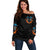 Double Fire Skull Off Shoulder Sweater I Have 3 Side Quite Funny And The Side You Never Want To See - Wonder Print Shop