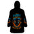 Double Fire Skull Wearable Blanket Hoodie I Have 3 Side Quite Funny And The Side You Never Want To See - Wonder Print Shop