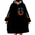 Double Fire Skull Wearable Blanket Hoodie I Have 3 Side Quite Funny And The Side You Never Want To See - Wonder Print Shop