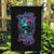 Flower Skull Garden Flag Hello Darkness My Old Friend - Wonder Print Shop