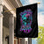 Flower Skull Garden Flag Hello Darkness My Old Friend - Wonder Print Shop