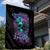 Flower Skull Garden Flag Hello Darkness My Old Friend - Wonder Print Shop