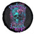 Flower Skull Spare Tire Cover Hello Darkness My Old Friend - Wonder Print Shop