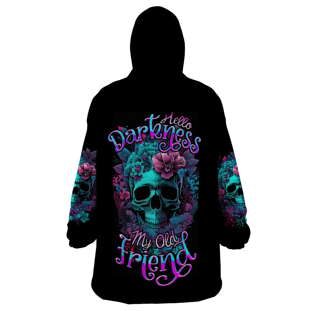 flower-skull-wearable-blanket-hoodie-hello-darkness-my-old-friend