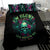 Tropical Skull Bedding Set I'm Blunt Because God Rolled Me That Way - Wonder Print Shop