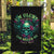 Tropical Skull Garden Flag I'm Blunt Because God Rolled Me That Way - Wonder Print Shop