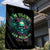 Tropical Skull Garden Flag I'm Blunt Because God Rolled Me That Way - Wonder Print Shop