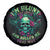 Tropical Skull Spare Tire Cover I'm Blunt Because God Rolled Me That Way - Wonder Print Shop