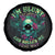 Tropical Skull Spare Tire Cover I'm Blunt Because God Rolled Me That Way - Wonder Print Shop