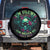 Tropical Skull Spare Tire Cover I'm Blunt Because God Rolled Me That Way - Wonder Print Shop