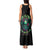 Tropical Skull Tank Maxi Dress I'm Blunt Because God Rolled Me That Way - Wonder Print Shop