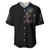 Jack O Lantern Skull Baseball Jersey I Can Fix Stupid But It's Gonna Hurt - Wonder Print Shop