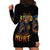 Jack O Lantern Skull Hoodie Dress I Can Fix Stupid But It's Gonna Hurt - Wonder Print Shop