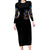 Jack O Lantern Skull Long Sleeve Bodycon Dress I Can Fix Stupid But It's Gonna Hurt - Wonder Print Shop