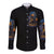 Jack O Lantern Skull Long Sleeve Button Shirt I Can Fix Stupid But It's Gonna Hurt - Wonder Print Shop