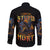 Jack O Lantern Skull Long Sleeve Button Shirt I Can Fix Stupid But It's Gonna Hurt - Wonder Print Shop