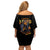 Jack O Lantern Skull Off Shoulder Short Dress I Can Fix Stupid But It's Gonna Hurt - Wonder Print Shop