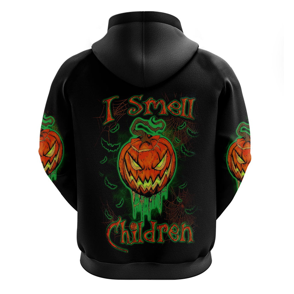 Jack O Lantern Skull Hoodie I Smell Children - Wonder Print Shop