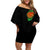 Jack O Lantern Skull Off Shoulder Short Dress I Smell Children - Wonder Print Shop