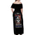 American Skull Off Shoulder Maxi Dress Grumpy Old Man Motherfuckers Who Make Me Angry - Wonder Print Shop