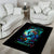 Fairy Skull Area Rug Just The Woman Who Loves Skull And Tattoo - Wonder Print Shop