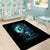 Fairy Skull Area Rug Just The Woman Who Loves Skull And Tattoo - Wonder Print Shop