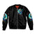 Fairy Skull Bomber Jacket Just The Woman Who Loves Skull And Tattoo - Wonder Print Shop