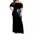 Fairy Skull Off Shoulder Maxi Dress Just The Woman Who Loves Skull And Tattoo - Wonder Print Shop