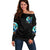 Fairy Skull Off Shoulder Sweater Just The Woman Who Loves Skull And Tattoo - Wonder Print Shop