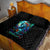 Fairy Skull Quilt Bed Set Just The Woman Who Loves Skull And Tattoo - Wonder Print Shop