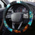 Fairy Skull Steering Wheel Cover Just The Woman Who Loves Skull And Tattoo - Wonder Print Shop