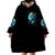 Fairy Skull Wearable Blanket Hoodie Just The Woman Who Loves Skull And Tattoo - Wonder Print Shop