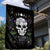 Cat Skull Garden Flag Purr Evill - Wonder Print Shop