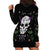 Cat Skull Hoodie Dress Purr Evill - Wonder Print Shop