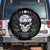 Cat Skull Spare Tire Cover Purr Evill - Wonder Print Shop