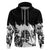 Fire Skull Hoodie Scream In Fire - Wonder Print Shop