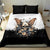 Butterfly Skull Bedding Set Flower Butterfly Gothic Skull - Wonder Print Shop