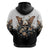 Butterfly Skull Hoodie Flower Butterfly Gothic Skull - Wonder Print Shop