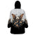 Butterfly Skull Wearable Blanket Hoodie Flower Butterfly Gothic Skull - Wonder Print Shop