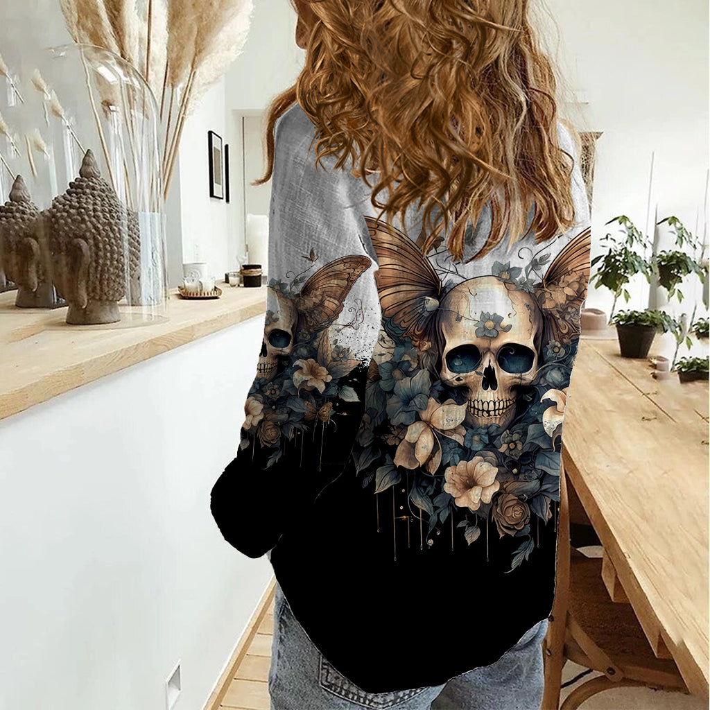 butterfly-skull-women-casual-shirt-flower-butterfly-gothic-skull