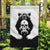 Viking Skull Garden Flag Bear Viking Cross Skull - Wonder Print Shop